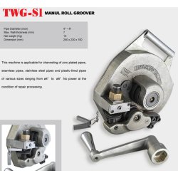 TWG-SIA 4"-6" Manual Groove Opeing Machine