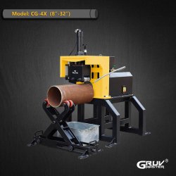 Hydraulic Roll Groove Cutting Machine for 8 Inch to 32 Inch Steel Pipes (CG-4X)