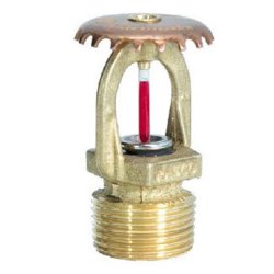 Fire Sprinkler Head, Model F1FR80, R3622 and RA6322, 8.0K, 3/4", Quick Response, Upright