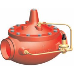 Pressure reducing valve, 90G-21 plain, grooved ends, ANSI 300, Max Rat