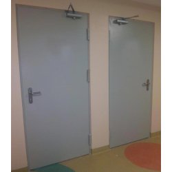Security fire door